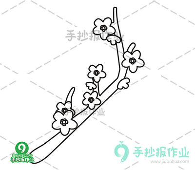 梅花怎么画简笔画又漂亮(梅花怎么画简笔画又漂亮又漂亮)