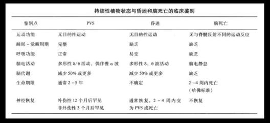 植物人与脑死亡的区别(植物人与脑死亡的区别表格)