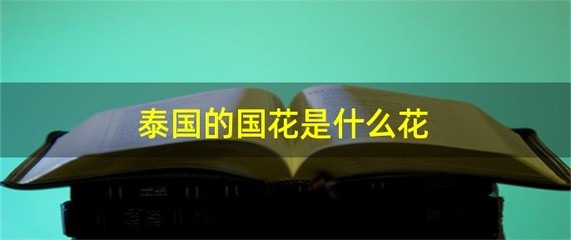 泰国国花是什么(泰国国花金莲花图片)